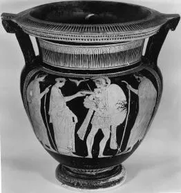 KRATER, COLUMN (ATHENIAN, RED-FIGURE)