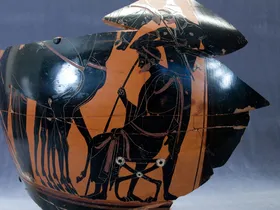 AMPHORA, BELLY, FRAGMENT (ATHENIAN, BLACK-FIGURE)