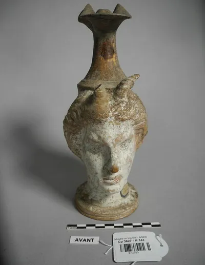 œnochoé ; vase plastique