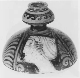 PYXIS LID (SOUTH ITALIAN, APULIAN, RED-FIGURE)