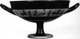 CUP, LITTLE MASTER BAND (ATHENIAN, BLACK-FIGURE)