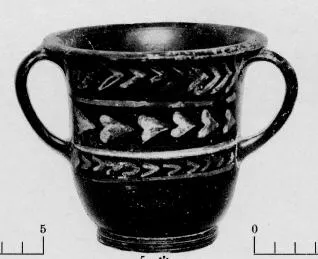 KANTHAROS (SOUTH ITALIAN, APULIAN, BLACK GLAZE)