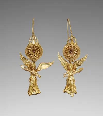 Earrings with Pendant Nikai