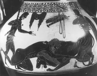 AMPHORA, BELLY, TYPE B (ATHENIAN, BLACK-FIGURE)