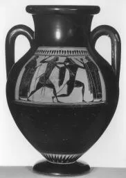 AMPHORA, BELLY, TYPE C (ATHENIAN, BLACK-FIGURE)