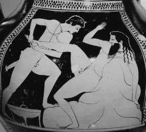 AMPHORA, BELLY, TYPE B (ATHENIAN, RED-FIGURE)