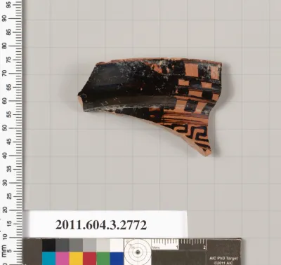 Terracotta fragment of an olpe (jug)