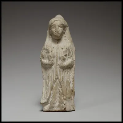 Standing female figurine