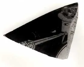KRATER, COLUMN, FRAGMENT (ATHENIAN, RED-FIGURE)
