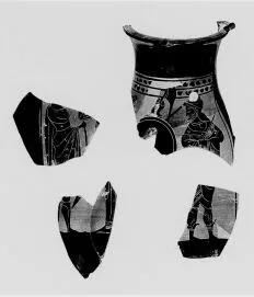 OLPE, FRAGMENTS (ATHENIAN, BLACK-FIGURE)