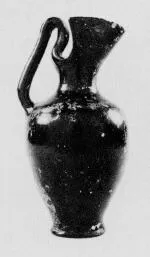 OINOCHOE (ETRUSCAN, BLACK GLAZE)