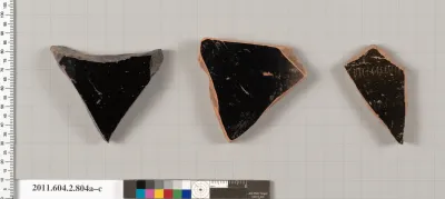 Terracotta fragments of calyx-kraters (bowls for mixing wine and water)