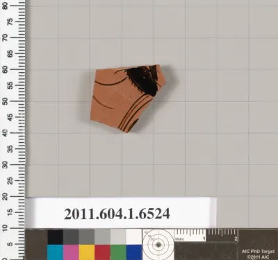 Terracotta fragment of a kylix (drinking cup)