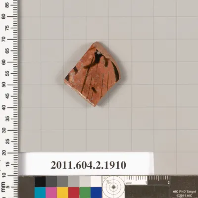 Terracotta fragment of a skyphos (deep drinking cup)