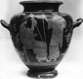 STAMNOS (ATHENIAN, RED-FIGURE)
