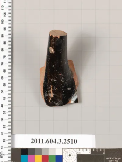 Terracotta fragment of a kylix: eye-cup (drinking cup)?