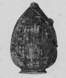 LEKYTHOS (ETRUSCAN, BLACK GLAZE)