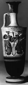 LEKYTHOS (ATHENIAN, BLACK-FIGURE)
