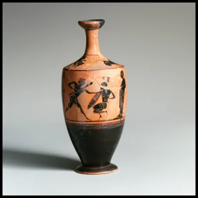 Terracotta lekythos (oil flask)