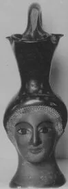 FIGURE VASE, OINOCHOE (ATHENIAN, RED-FIGURE)