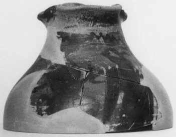 OINOCHOE, FRAGMENT (ATHENIAN, BLACK-FIGURE)