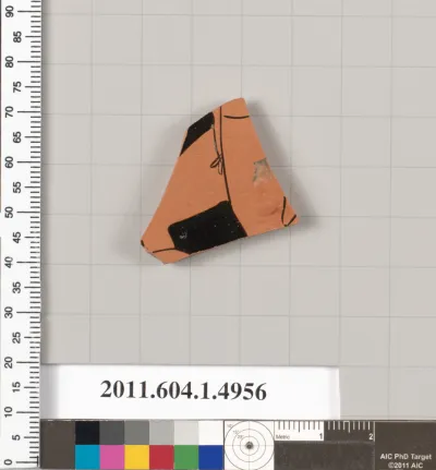 Terracotta fragment of a kylix (drinking cup)