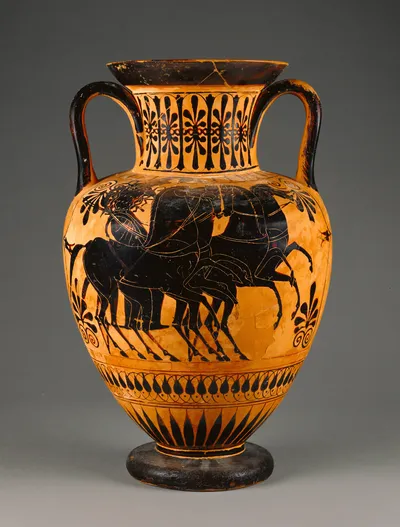 Attic Black-Figure Neck-Amphora