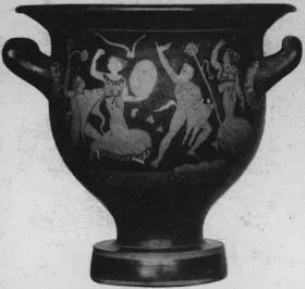KRATER, BELL (ATHENIAN, RED-FIGURE)