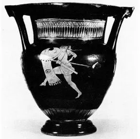 KRATER, COLUMN (ATHENIAN, RED-FIGURE)