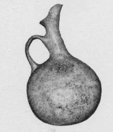 JUG (CYPRIOT, BRONZE AGE, WHITE PAINTED)