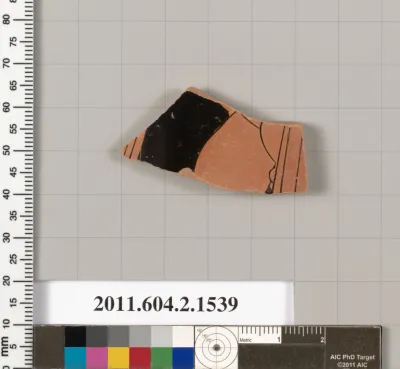 Terracotta fragment of a skyphos (deep drinking cup)