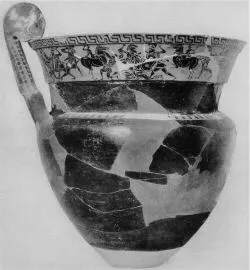 KRATER, VOLUTE (ATHENIAN, BLACK-FIGURE)