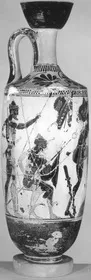 LEKYTHOS (ATHENIAN, BLACK-FIGURE)