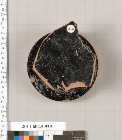 Terracotta fragment of a kylix (drinking cup)