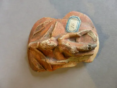 applique de vase ; fragment