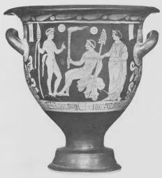 KRATER, BELL (SOUTH ITALIAN, CAMPANIAN, RED-FIGURE)