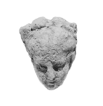 Head with Melon Coiffure and Wreath