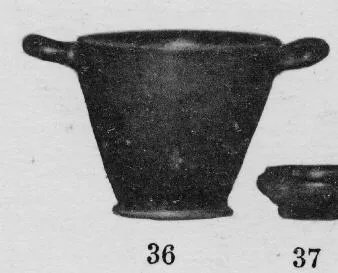 SKYPHOS (SOUTH ITALIAN, CAMPANIAN, BLACK GLAZE)