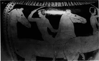 KRATER, COLUMN (ATHENIAN, RED-FIGURE)