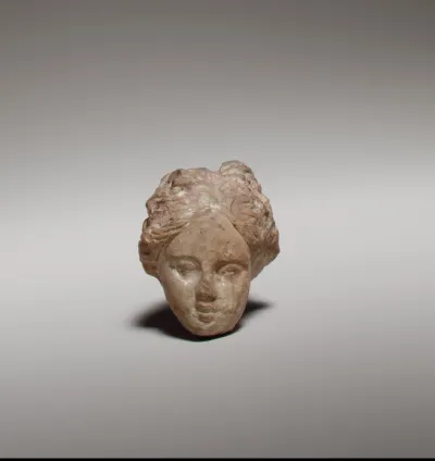 Terracotta head of a woman