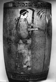 LEKYTHOS (ATHENIAN, RED-FIGURE)