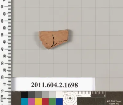 Terracotta fragment of a skyphos (deep drinking cup)