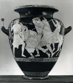 STAMNOS (ATHENIAN, RED-FIGURE)