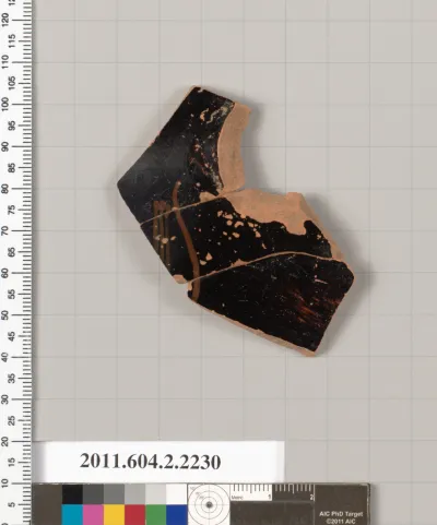 Terracotta fragment of a lekythos (oil flask)?