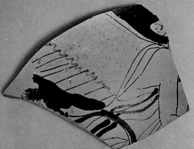 LEKYTHOS, SQUAT, FRAGMENT (ATHENIAN, RED-FIGURE)