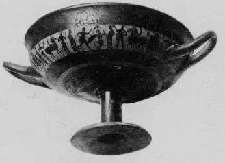 CUP, LITTLE MASTER BAND (ATHENIAN, BLACK-FIGURE)