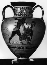 AMPHORA, NECK (ATHENIAN, BLACK-FIGURE)
