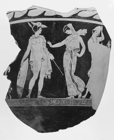 Lucanian Bell Krater Fragment