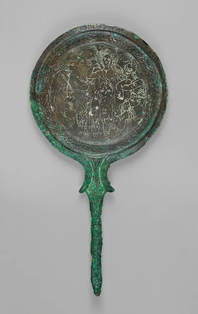 Mirror with Figures
