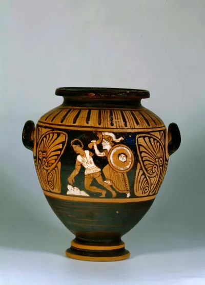 Stamnos (Etruskisch-spätrotfiguriger Stamnos)